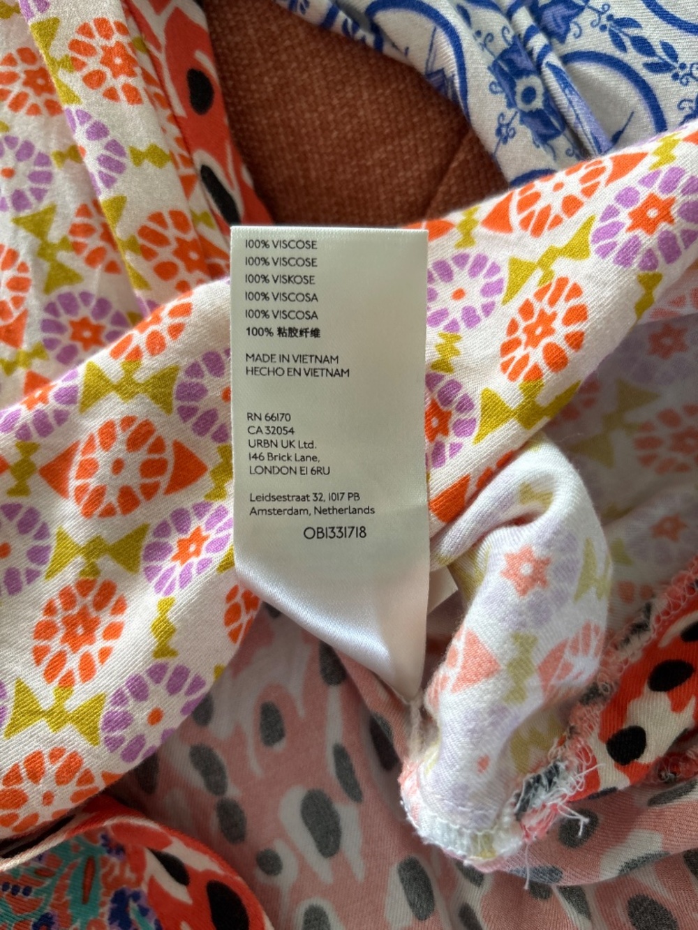 Maeve Anthropologie Mixed Print Button Up Blouse Sz S - Picture 10 of 10